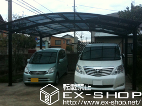 のカーポート プレシオスポート ワイド 積雪〜20cm対応 施工例