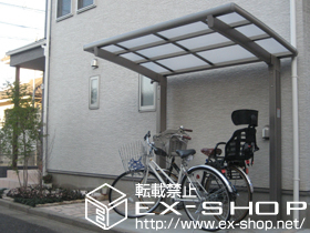 のサイクルポート・駐輪場 カーブポートシグマIII ミニ 積雪〜30cm対応 施工例