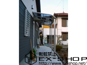 のテラス屋根 プレシオステラス R型 テラスタイプ 連棟 積雪〜20cm対応 施工例