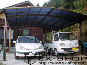 のカーポート カーブポートシグマIII ワイド 積雪〜20cm対応 施工例