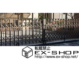 のカーゲート アルシャインII PG型 Aタイプ ノンレール 両開き 施工例