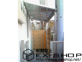 のテラス屋根 ライザーテラスII F型 テラスタイプ 単体 積雪〜20cm対応 施工例