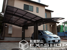のカーポート カーブポートシグマIII Y合掌 積雪〜20cm対応 施工例
