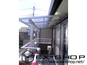 のバルコニー・ベランダ屋根 ヴェクターテラス F型 屋根タイプ 単体 積雪〜20cm対応 施工例