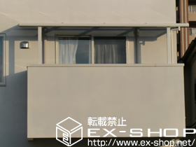 のバルコニー・ベランダ屋根 ライザーテラスII F型 単体 屋根タイプ 積雪〜20cm対応 施工例