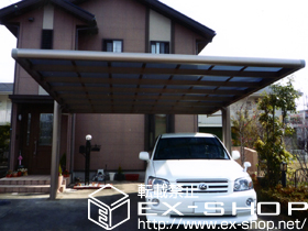 のカーポート 4Gワイド 積雪〜20cm対応 施工例