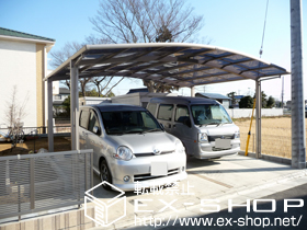 のカーポート カーブポートシグマIII ワイドタイプ 積雪〜20cm対応 施工例