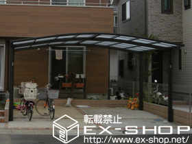 のカーポート カーブポートシグマIII ワイド 積雪〜20cm対応 施工例