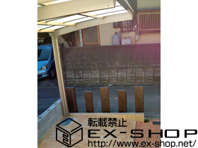 のサイクルポート・駐輪場 カーブポートシグマIII ミニ 積雪〜30cm対応 施工例