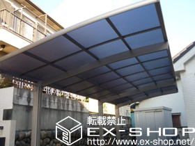 のカーポート カーブポートシグマIII 延長 積雪〜20cm対応 施工例