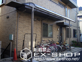 のテラス屋根 ライザーテラスII R型 テラスタイプ 単体 積雪〜20cm対応 施工例