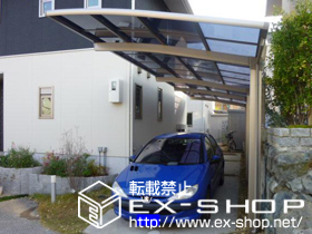 のカーポート カーブポートシグマ? 縦連棟 積雪〜20cm対応 施工例