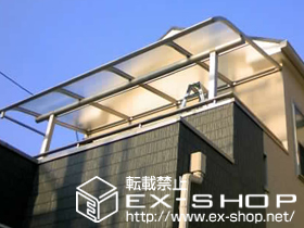 のバルコニー・ベランダ屋根 ヴェクターR型 屋根タイプ 単体 積雪〜20cm対応 施工例
