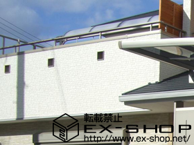 のバルコニー・ベランダ屋根 ライザーテラス?R型 屋根タイプ 単体 積雪〜20cm対応＋吊り下げ物干し　ワイド　2本入 施工例