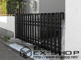 のカーゲート ニューエクジスXP型 片開き 施工例