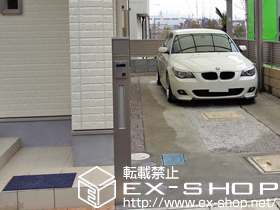 の機能門柱・ポスト ウィルモダンスリム 組み合わせ例? 施工例