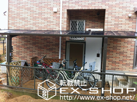 のサイクルポート・駐輪場 カーブポートシグマIIIミニ 積雪〜20cm対応 施工例