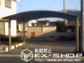 のカーポート プレシオスポート ワイド 積雪〜20cm対応 施工例