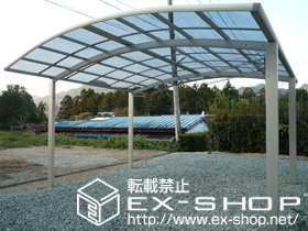 のカーポート プレシオスポート ワイド 積雪〜20cm対応 施工例