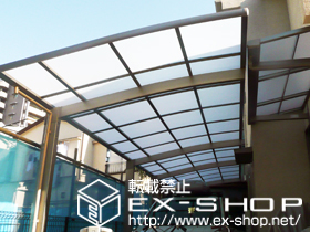 のカーポート カーブポートシグマIII 縦連棟 積雪〜20cm対応 施工例