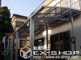 のカーポート プレシオスポート 縦連棟 積雪〜20cm対応 施工例