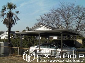 のカーポート テリオスポート? 900タイプ 角柱仕様 積雪〜30cm対応 施工例