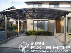 のカーポート カーブポートシグマIII ワイド 積雪〜20cm対応 施工例