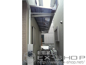 のテラス屋根 ライザーテラス?F型 ルーフタイプ 連棟 積雪〜20cm対応 施工例