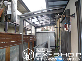 のサイクルポート・駐輪場 カーブポートシグマIII ミニ 積雪〜20cm対応 施工例