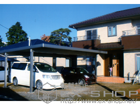 のカーポート レオンポートneo 3台用 積雪〜50cm対応 施工例