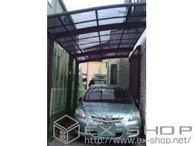 のカーポート カーブポートシグマIII 延長 積雪〜20cm対応 施工例