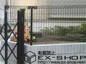 のフェンス・柵 ハイグリッドフェンスN1型 間仕切りタイプ 施工例