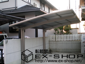 のカーポート カーブポートシグマ? 積雪〜20cm対応 施工例