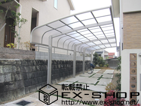 のカーポート レイナキャップポート 縦連棟 積雪〜20cm対応 施工例