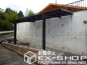 のカーポート カーブポートシグマ? 積雪〜20cm対応 施工例