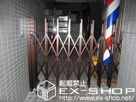 のカーゲート アルシャインII M型 Aタイプ ノンレール 片開き 施工例