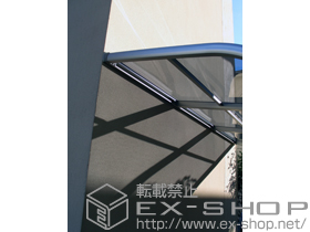 のテラス屋根 プレシオステラス R型 テラスタイプ 単体　積雪〜20cm対応 施工例