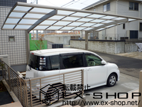 のカーポート カーブポートシグマ? 積雪〜20cm対応 施工例