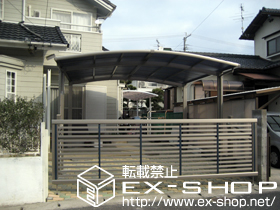 のカーポート カーブポートシグマIII ワイド 積雪〜20cm対応 施工例