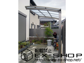 のサイクルポート・駐輪場 カーブポートシグマ?ミニ 積雪〜30cm対応 施工例