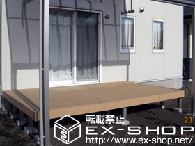 のウッドデッキ リウッドデッキII  200　単体 施工例