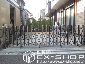 のカーゲート シャレオRX レールタイプ 片開き 施工例