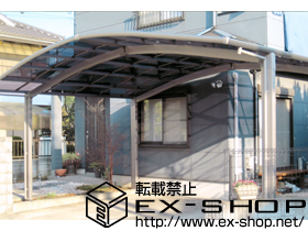 のカーポート カーブポートシグマIII M合掌タイプ 積雪〜20cm対応 施工例