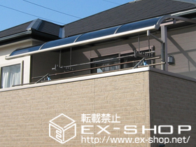 のバルコニー・ベランダ屋根 ライザーテラス? R型 屋根タイプ 積雪〜20cm対応 施工例