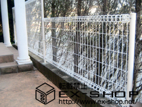 のフェンス・柵 ハイグリッドフェンスN1型 間仕切りタイプ 施工例