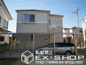 のカーポート プレシオスポート 縦連棟 積雪〜20cm対応 施工例