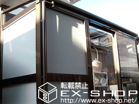 のテラス囲い・サンルーム ほせるんですII F型 床納まり（高床） ランマ無 積雪〜20cm対応 施工例