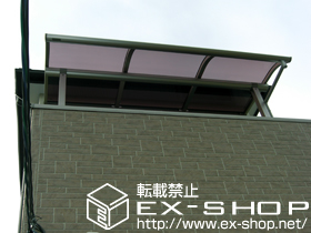 のバルコニー・ベランダ屋根 プレシオステラスR型 屋根タイプ 単体 積雪〜20cm対応 施工例