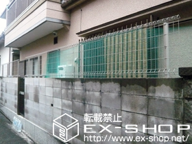 のフェンス・柵 イーネットフェンス1F型 施工例