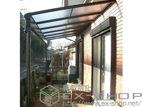 のテラス屋根 ヴェクターテラス F型 テラスタイプ 単体　積雪〜20cm対応 施工例